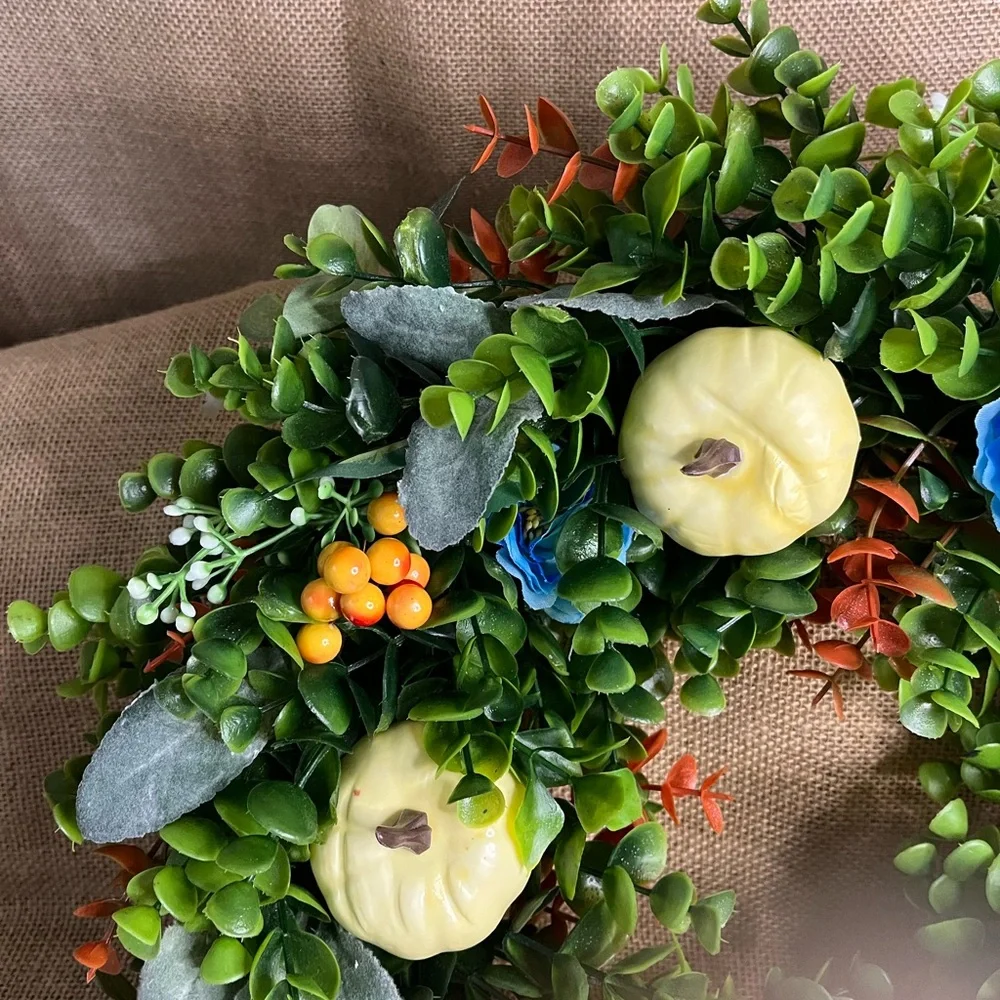 16” Artificial Decorative Wreath New